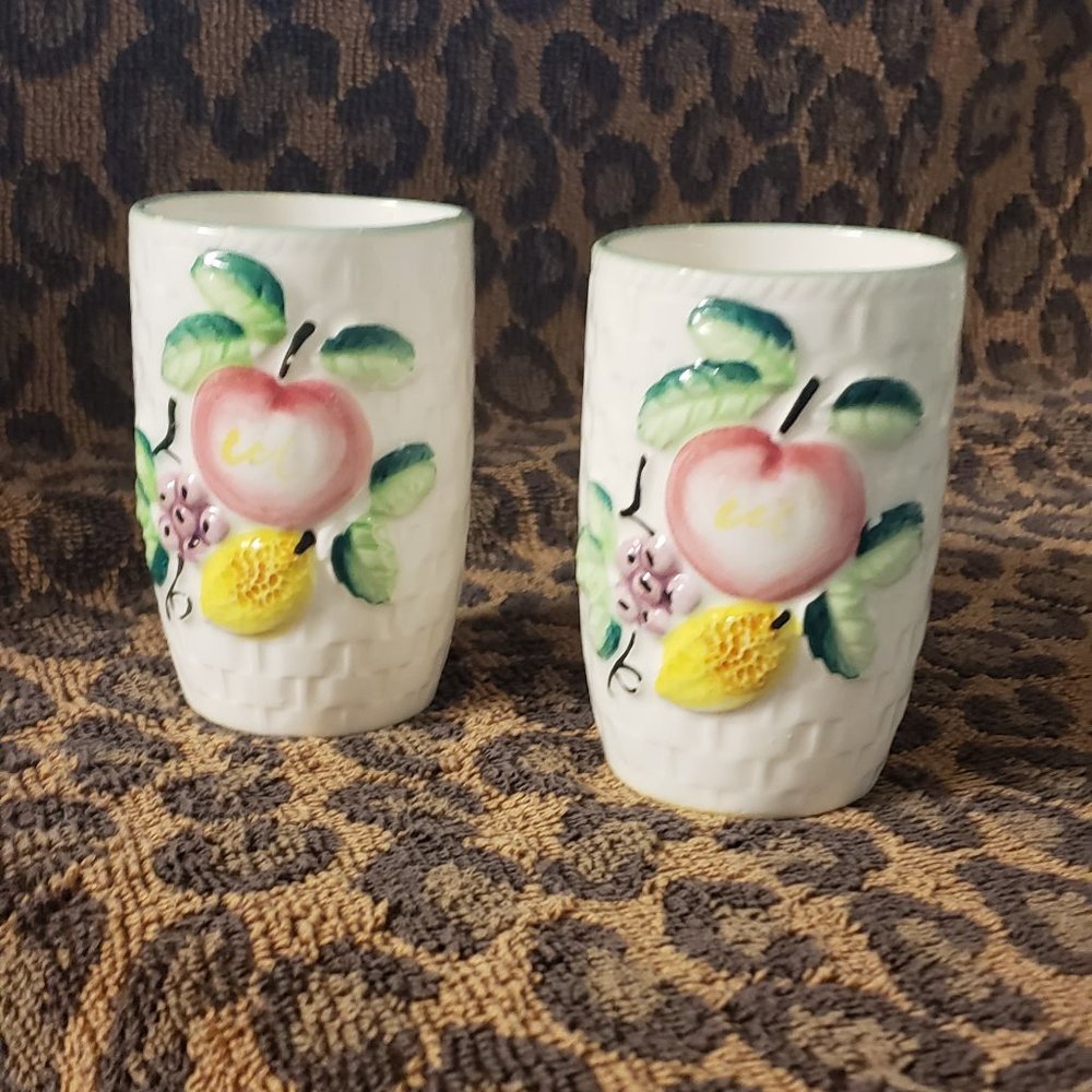 Vintage juice glasses